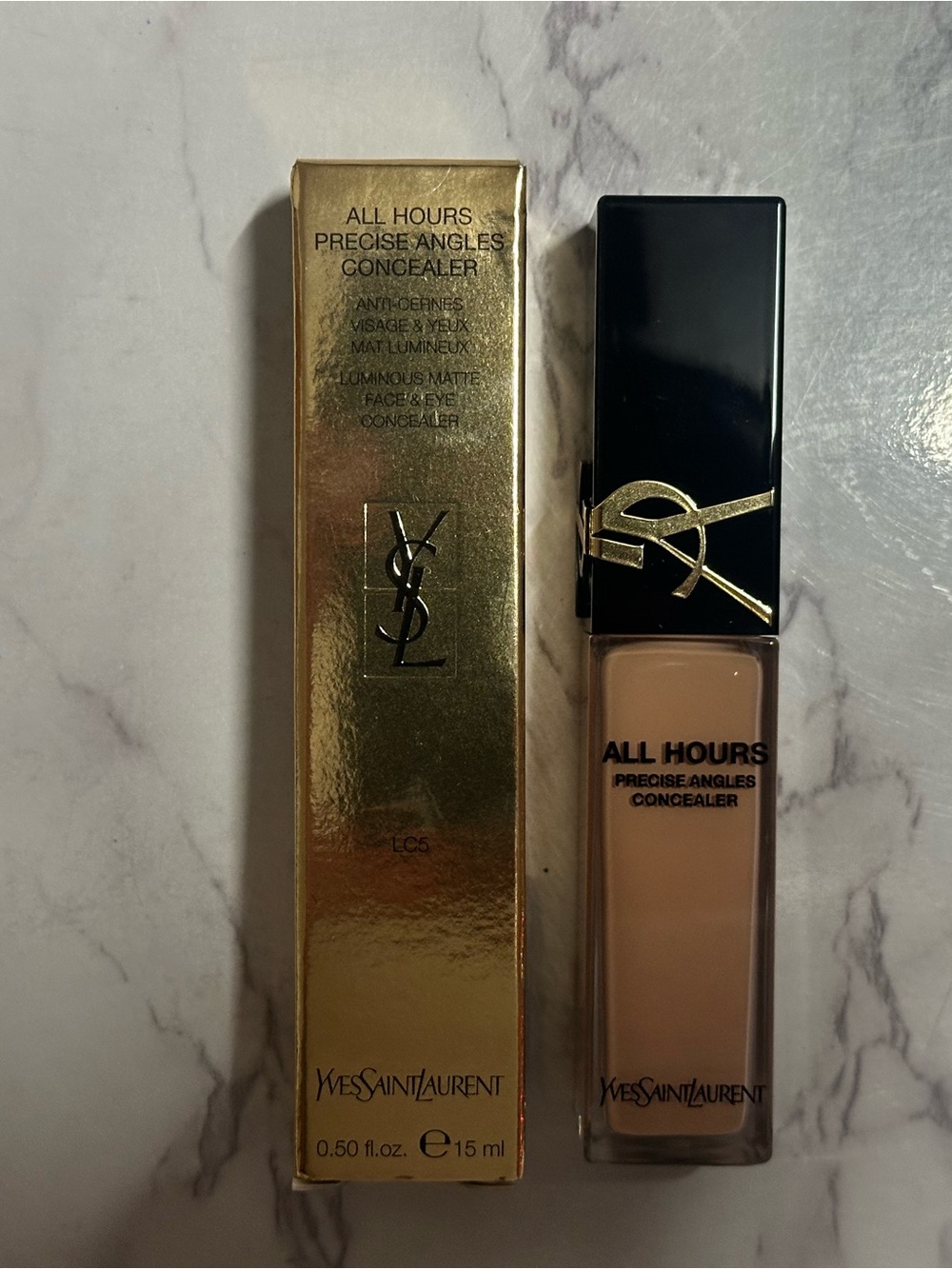 Yves Saint Laurent All Hours Precise Angles Concealer - Gold & Beige